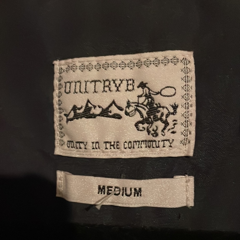 Unitryb Unity In The Community, Quilted Denim Jac… - image 4